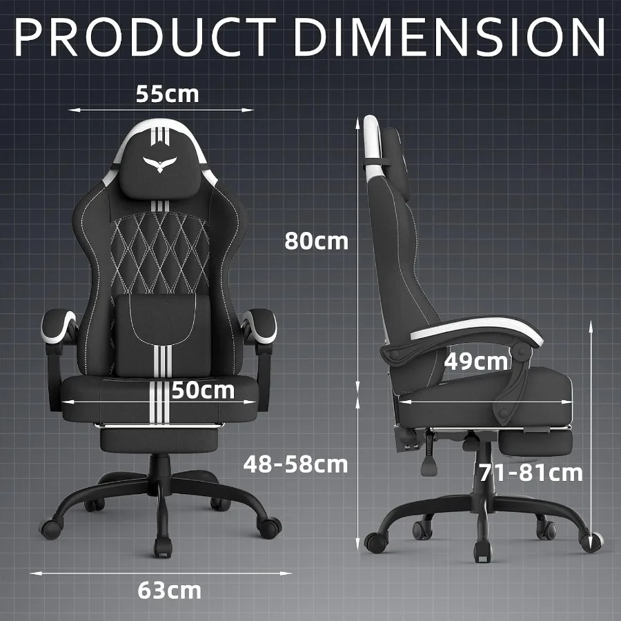 가정용 및 게임용으로 적합한 인체공학적 디자인의 사무용 - Ergonomic Office Chair 리뷰 및 가격
